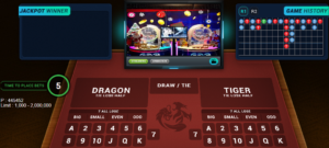 meja bettingan dragon tiger